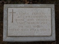 Struma Military Cemetery - Fitzsimmons, Thomas John